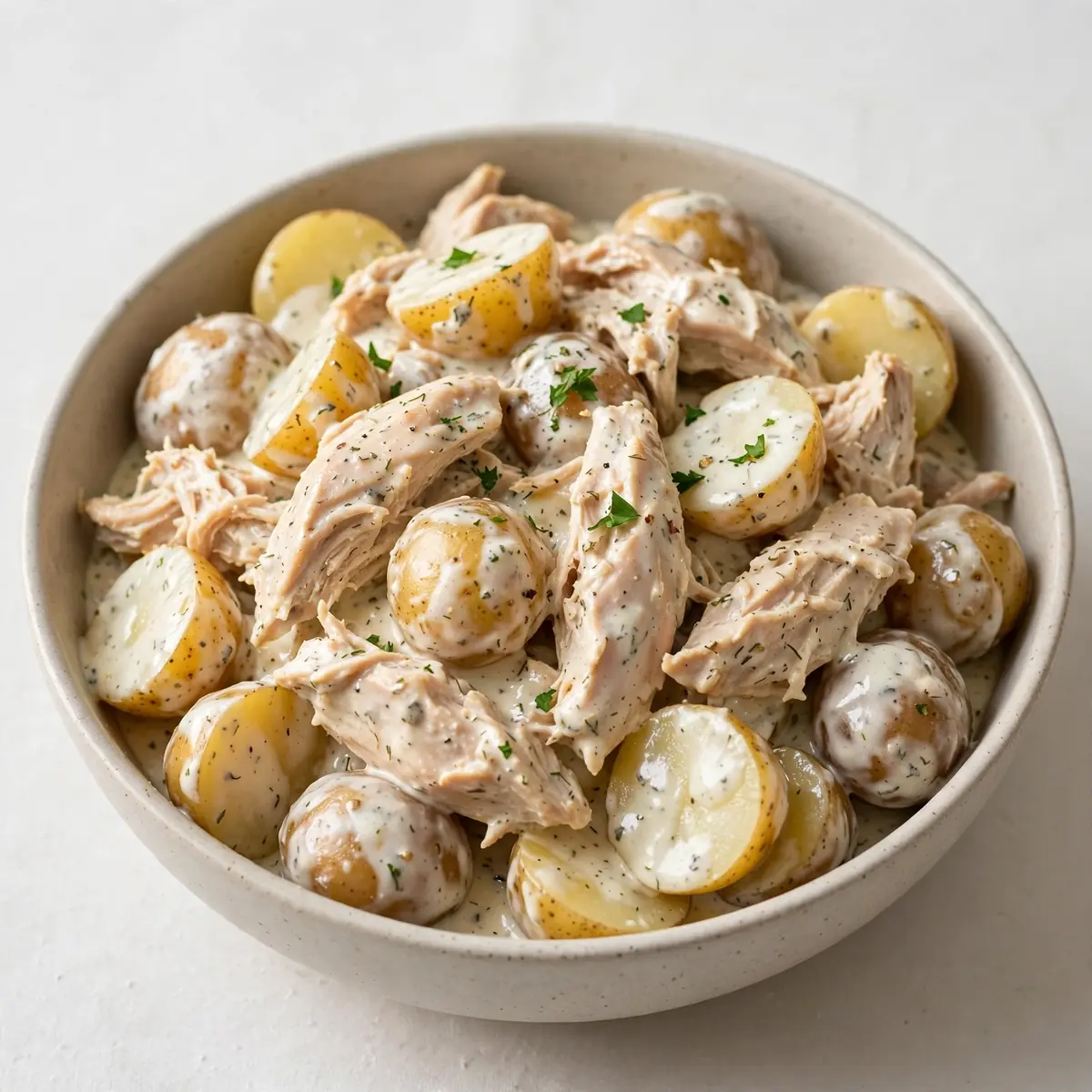Bleib-im-Topf Ranch Hähnchen mit Kartoffeln – Budget Meal Prep