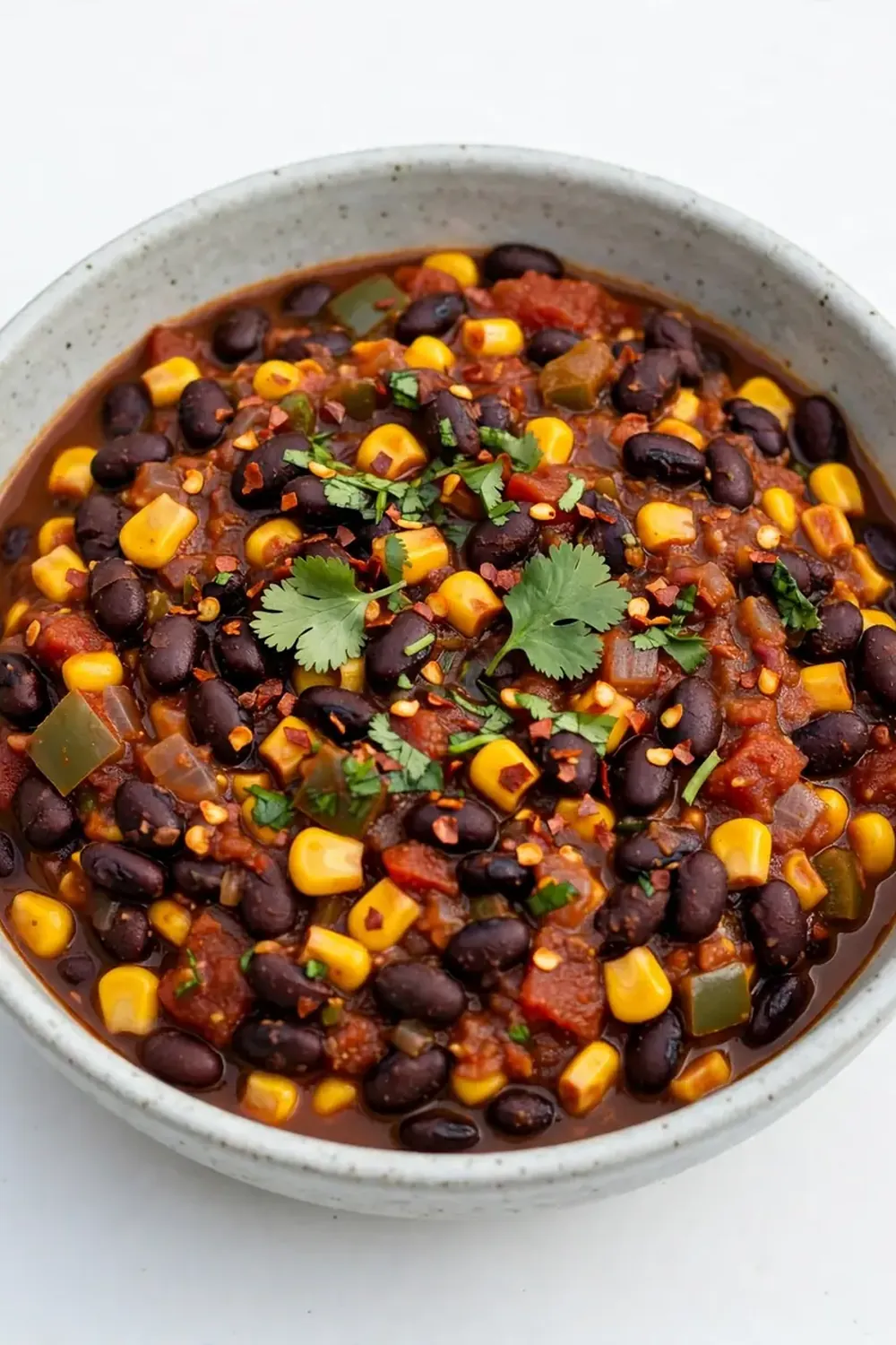 Dump-and-Go Slow Cooker Black Bean and Corn Chili
