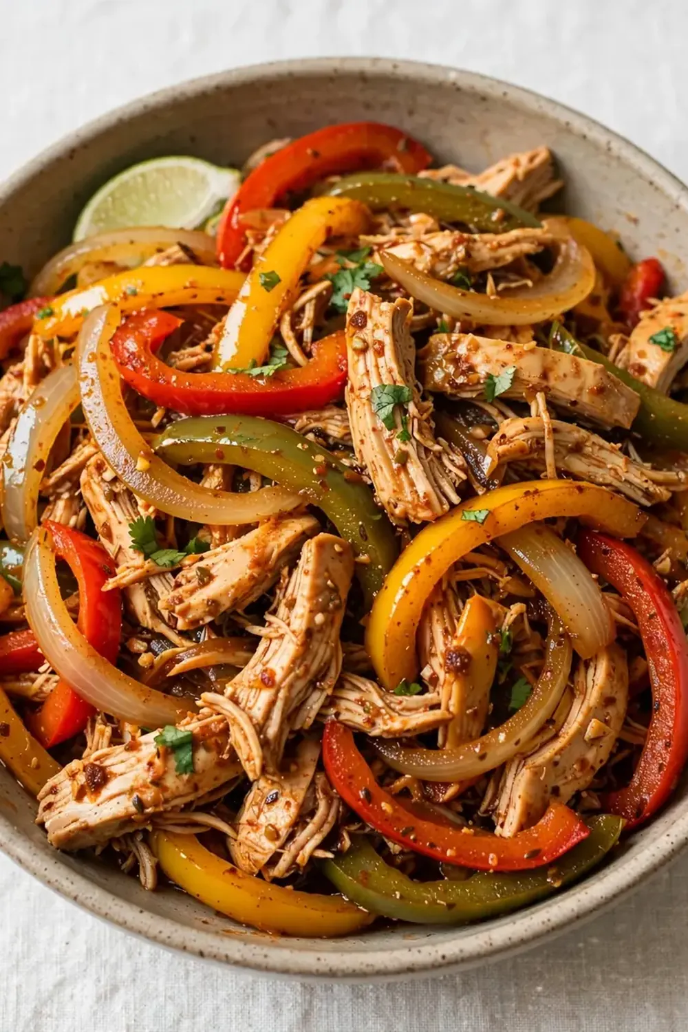 Dump-and-Go Crockpot Chicken Fajitas