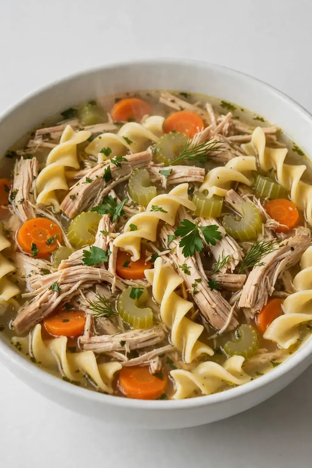 Dump-and-Go Crockpot Chicken Noodle Soup