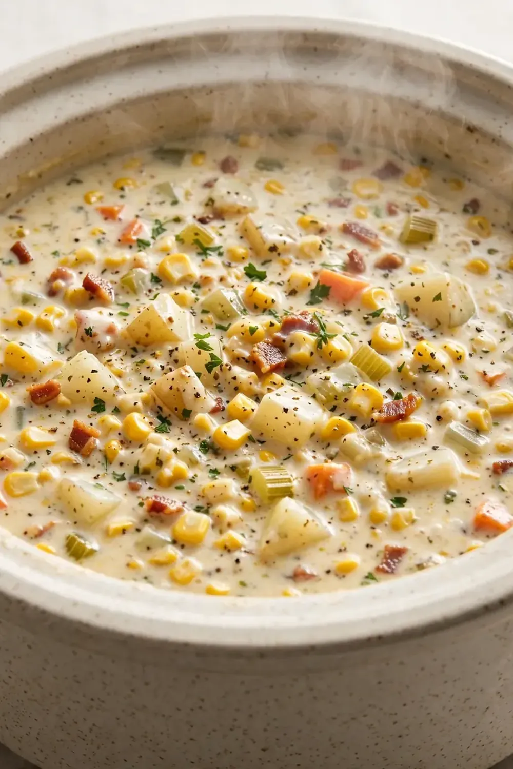 Crockpot Creamy Corn Chowder