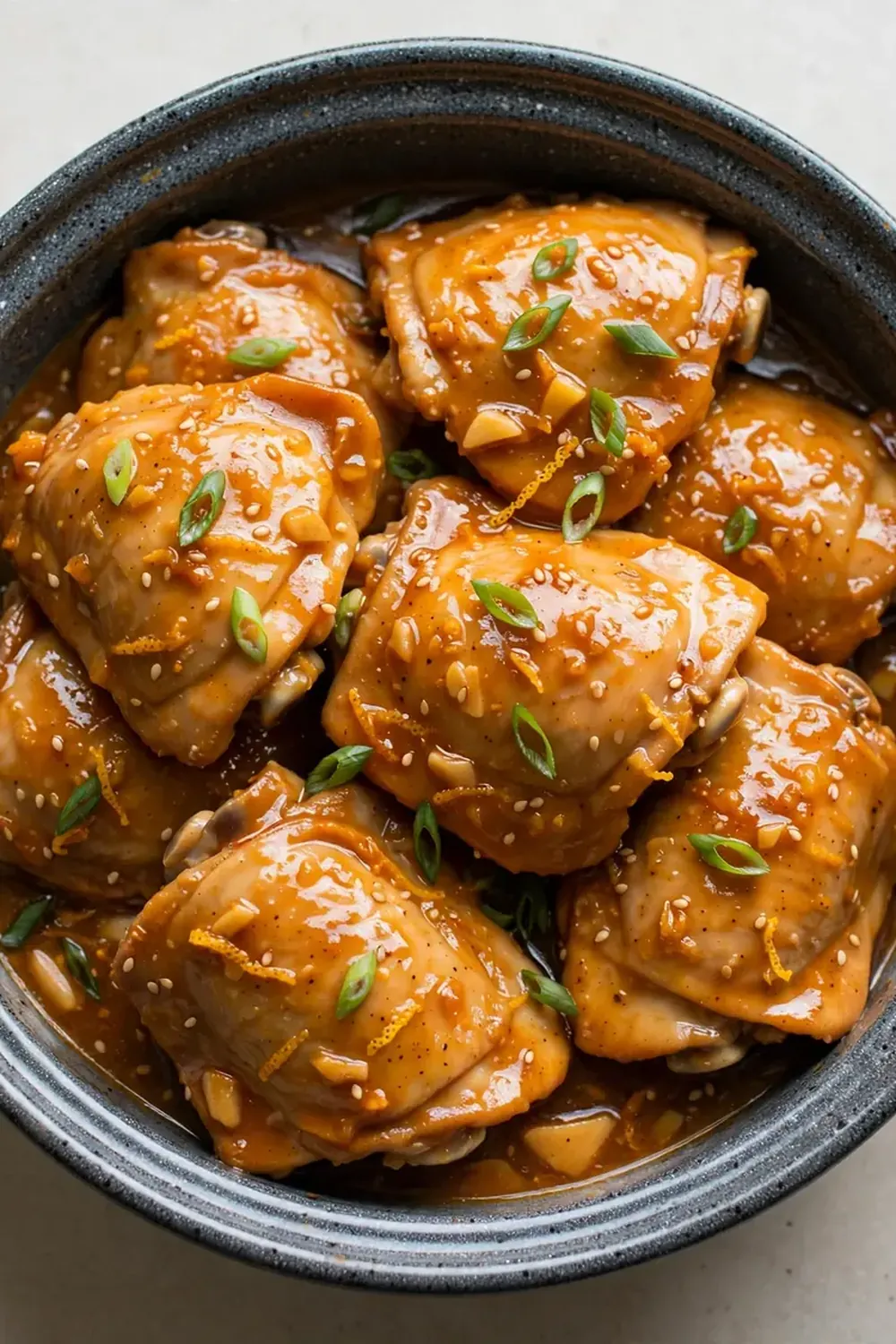 Crockpot Orange Chicken Thighs
