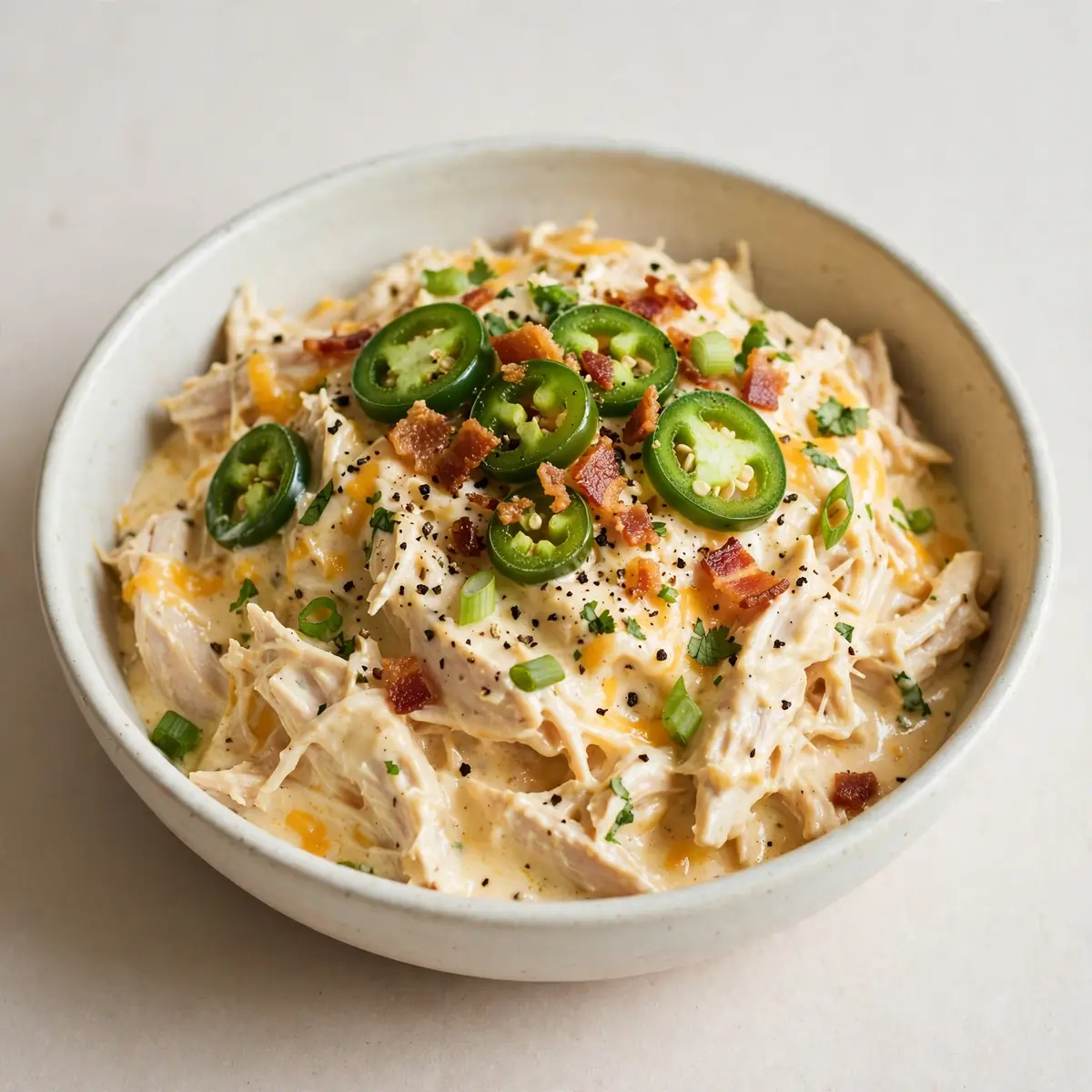 Budget Batch Prep: Slow Cooker Jalapeño Popper Chicken