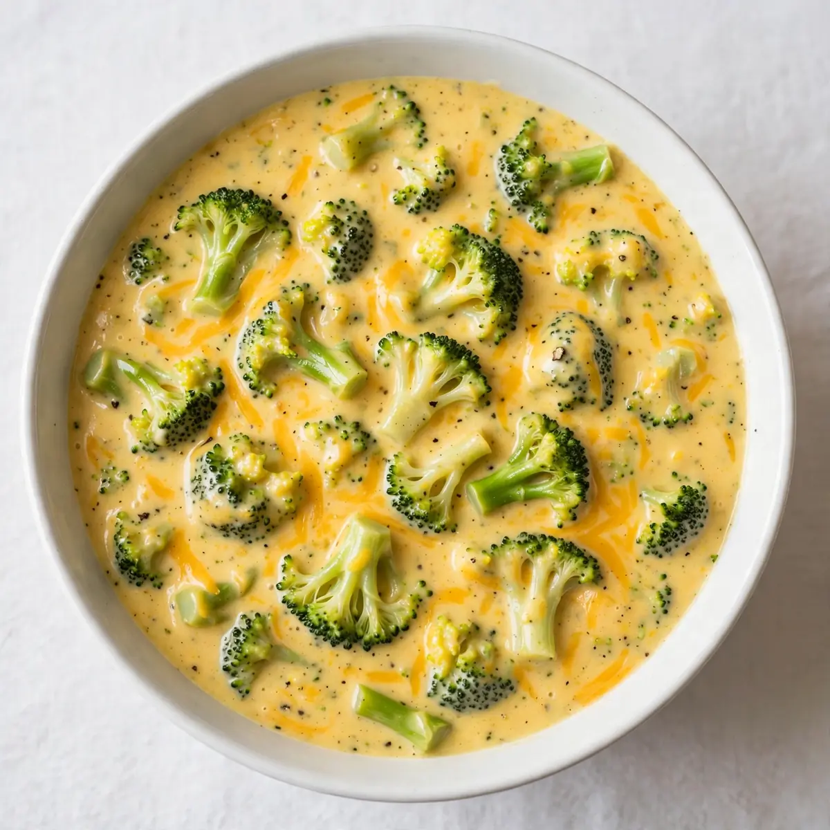 Budget-Friendly Crockpot Broccoli Cheddar Soup für Meal Prep