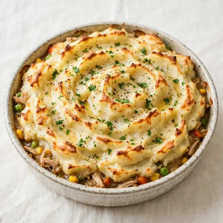 Budget-Liebhaber Slow Cooker Truthahn Shepherd’s Pie