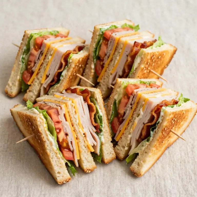 Club Sandwich mit drei Stockwerken