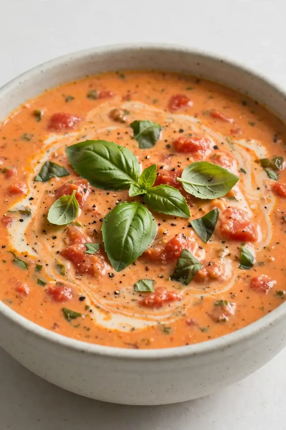 Crockpot Creamy Tomato Basil Soup