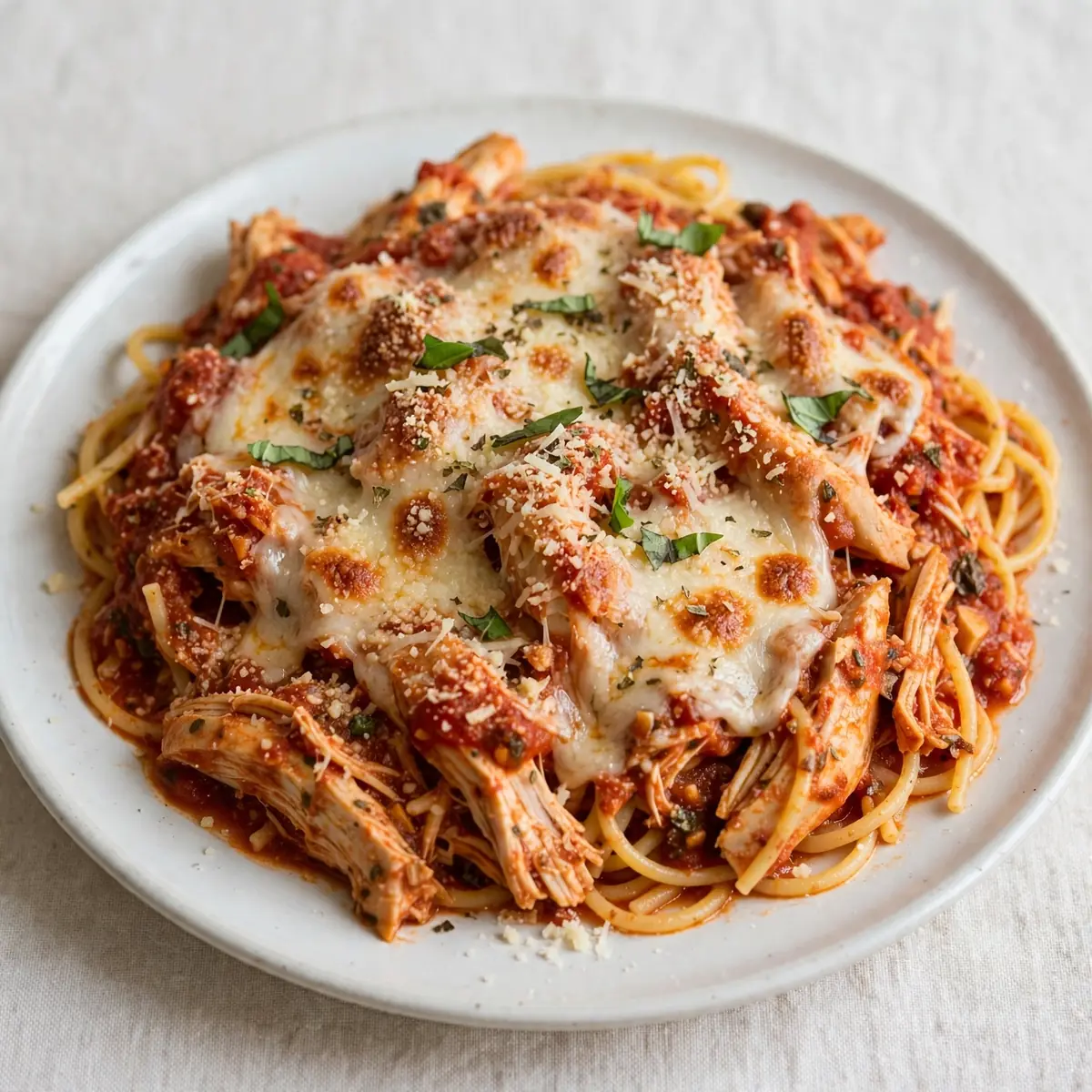 Crockpot Chicken Parmigiana: Günstiges Meal Prep für 4 Portionen