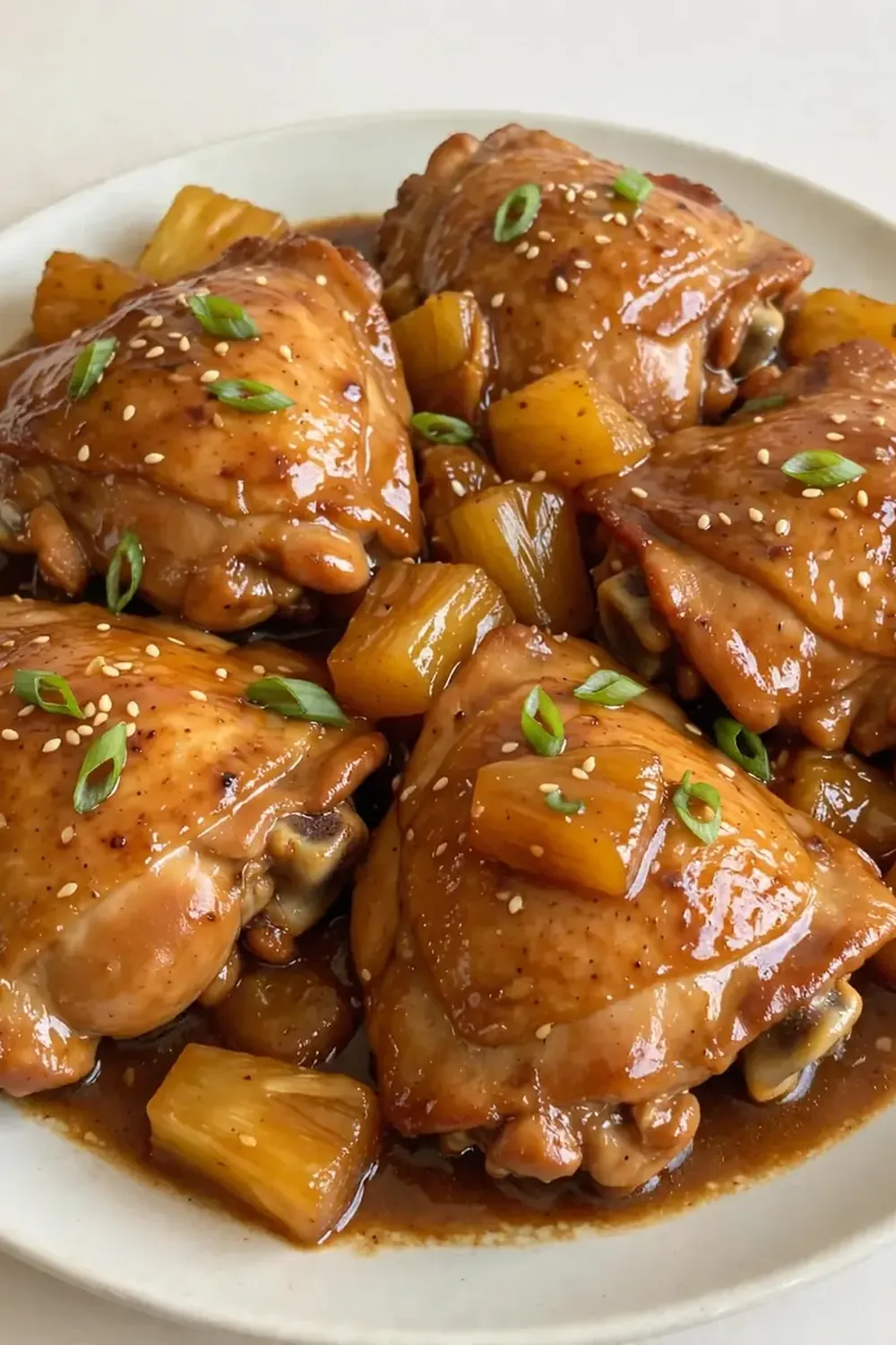 Crockpot Hawaiian Chicken Thighs