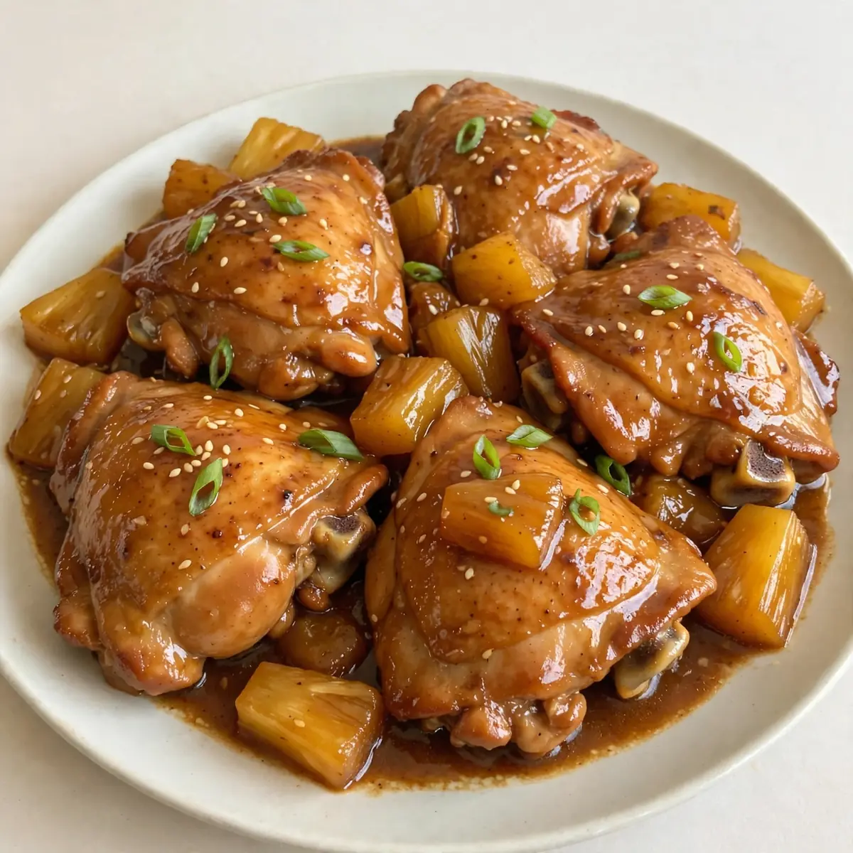 Crockpot Hawaiian Chicken Thighs Fürs Budget Meal Prep