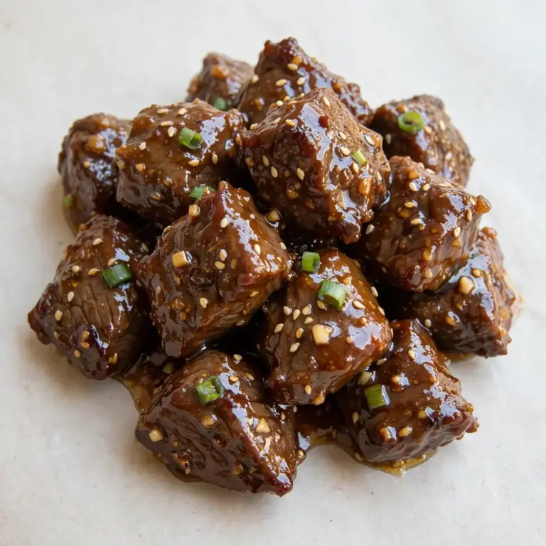 Crockpot Honey Garlic Beef Bites Budget Batch Prep