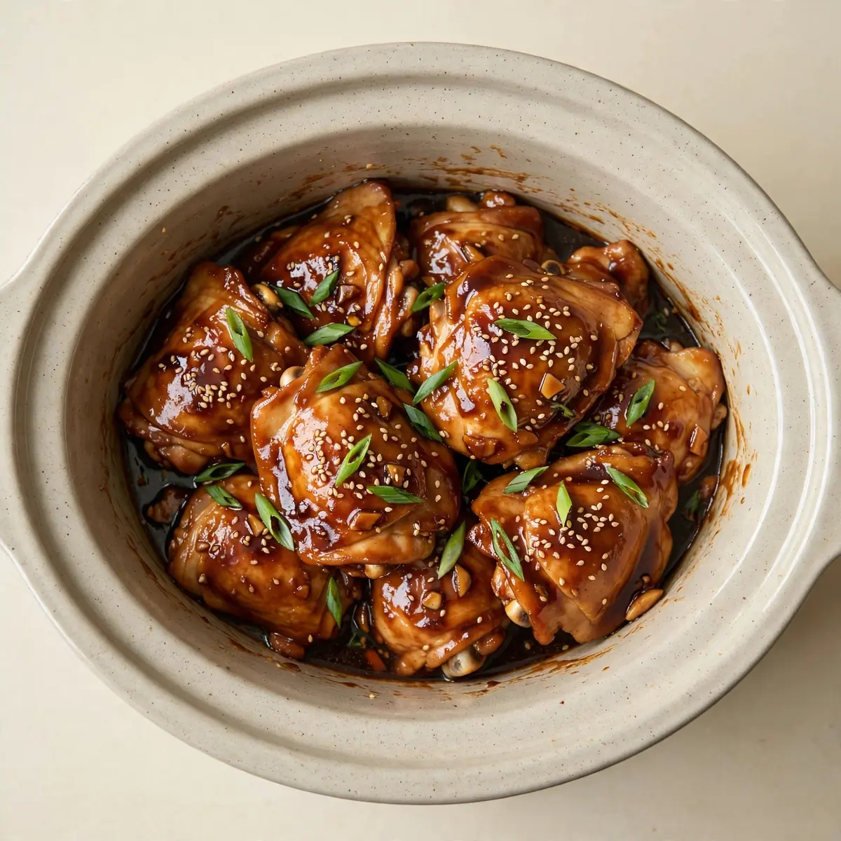 Crockpot Teriyaki Chicken Thighs Günstiges Meal Prep für die Woche