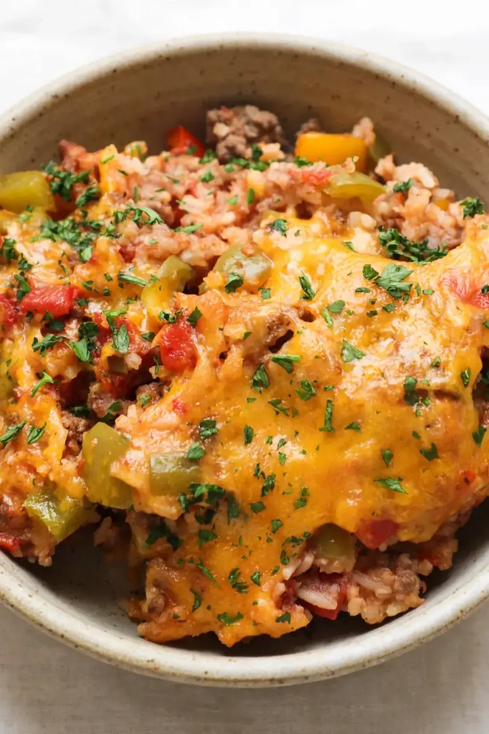 Crockpot Stuffed Pepper Casserole