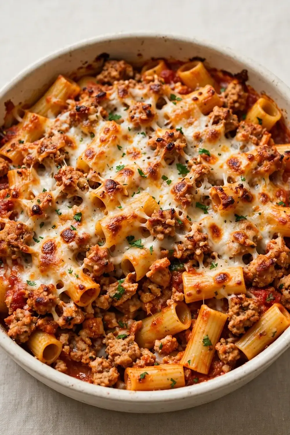 Ground Turkey Pasta Bake