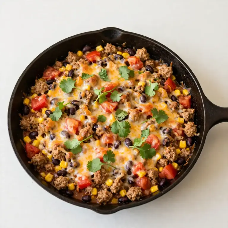 Hackfleisch-Taco-Pfanne mit Pute