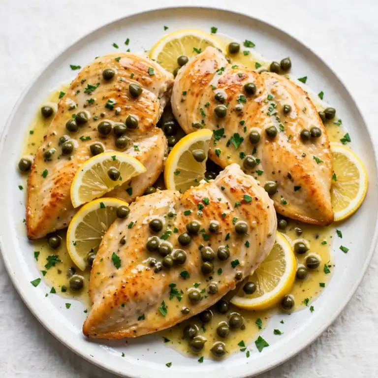 Hähnchen-Piccata mit Kapern