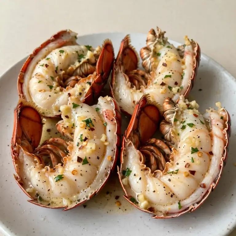 Hummerschwänze in Knoblauchbutter