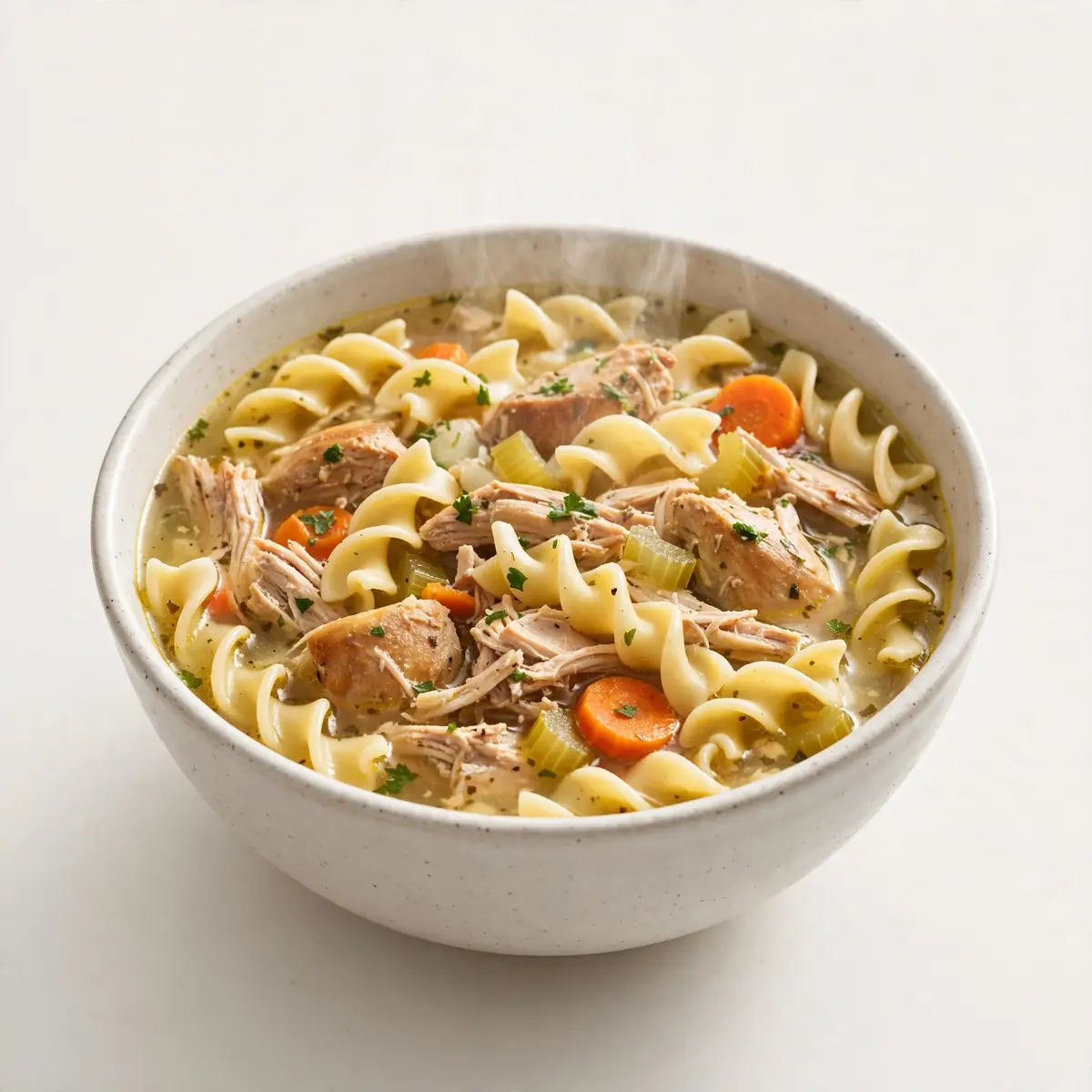 Klassische Hühnernudelsuppe