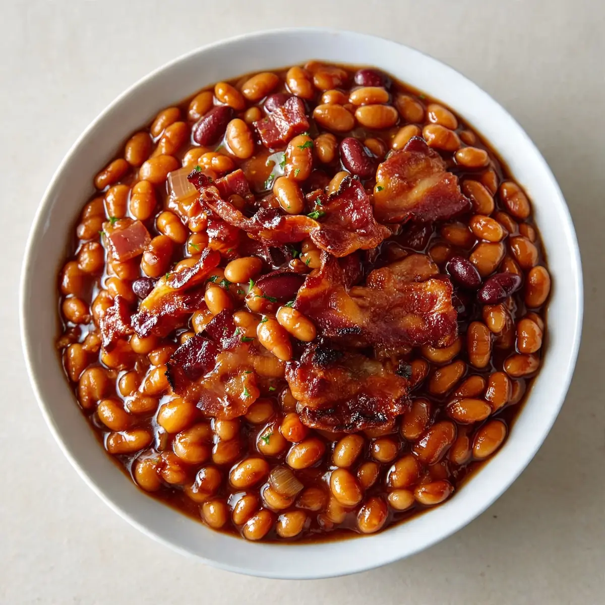 Klassische Ofen-Baked Beans