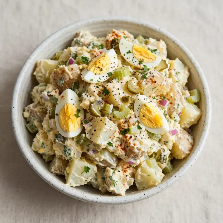 Klassischer amerikanischer Kartoffelsalat