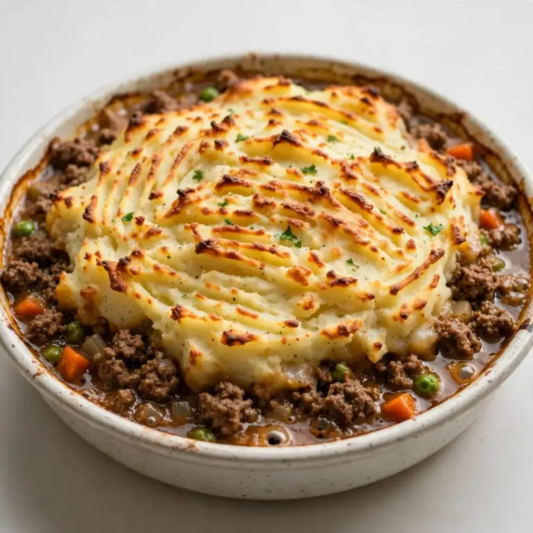 Klassischer Shepherd's Pie mit Rinderhack