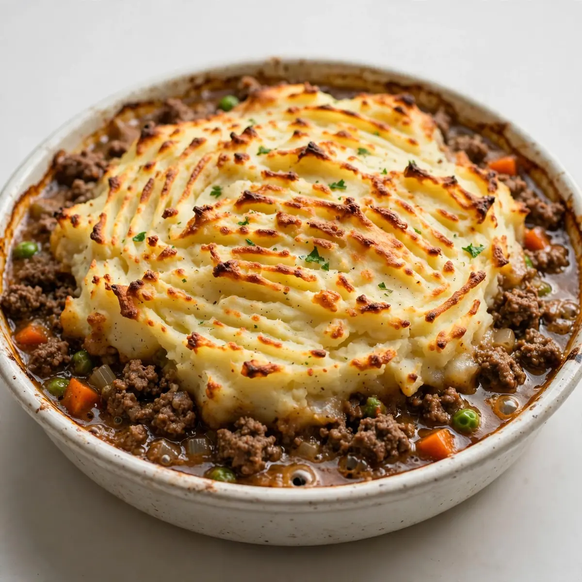 Klassischer Shepherd's Pie mit Rinderhack