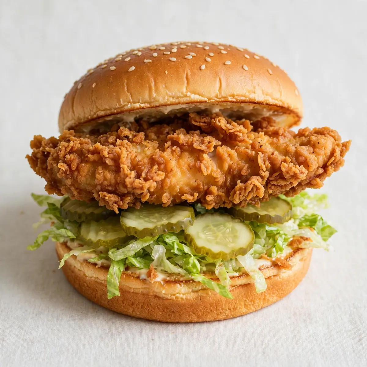 Klassisches Fried Chicken Sandwich