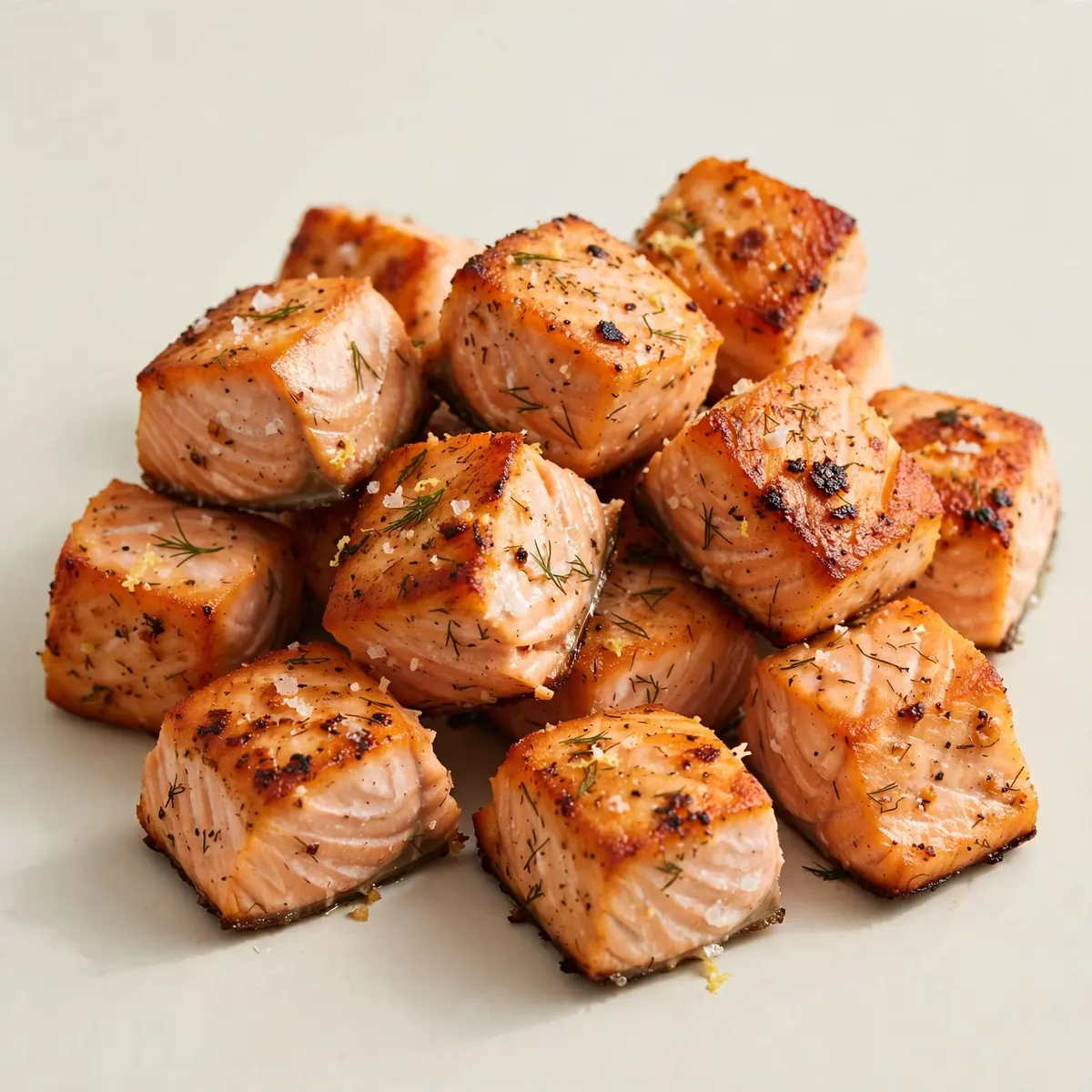 Knusprige Air Fryer Lachs-Bissen