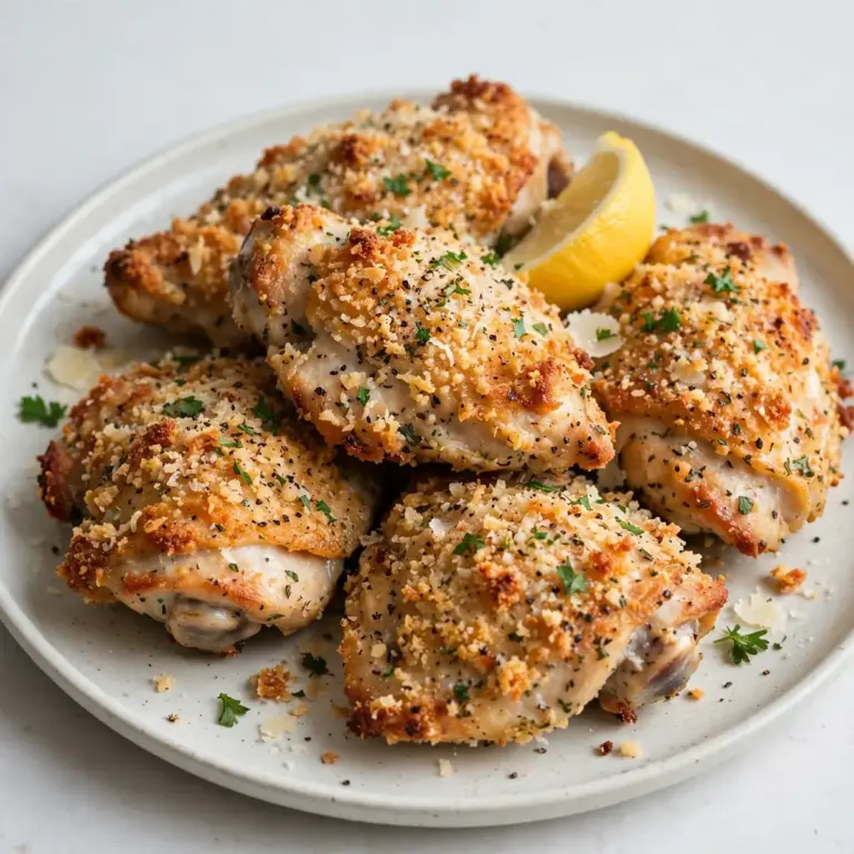 Knuspriges Parmesan-Hähnchen aus dem Ofen