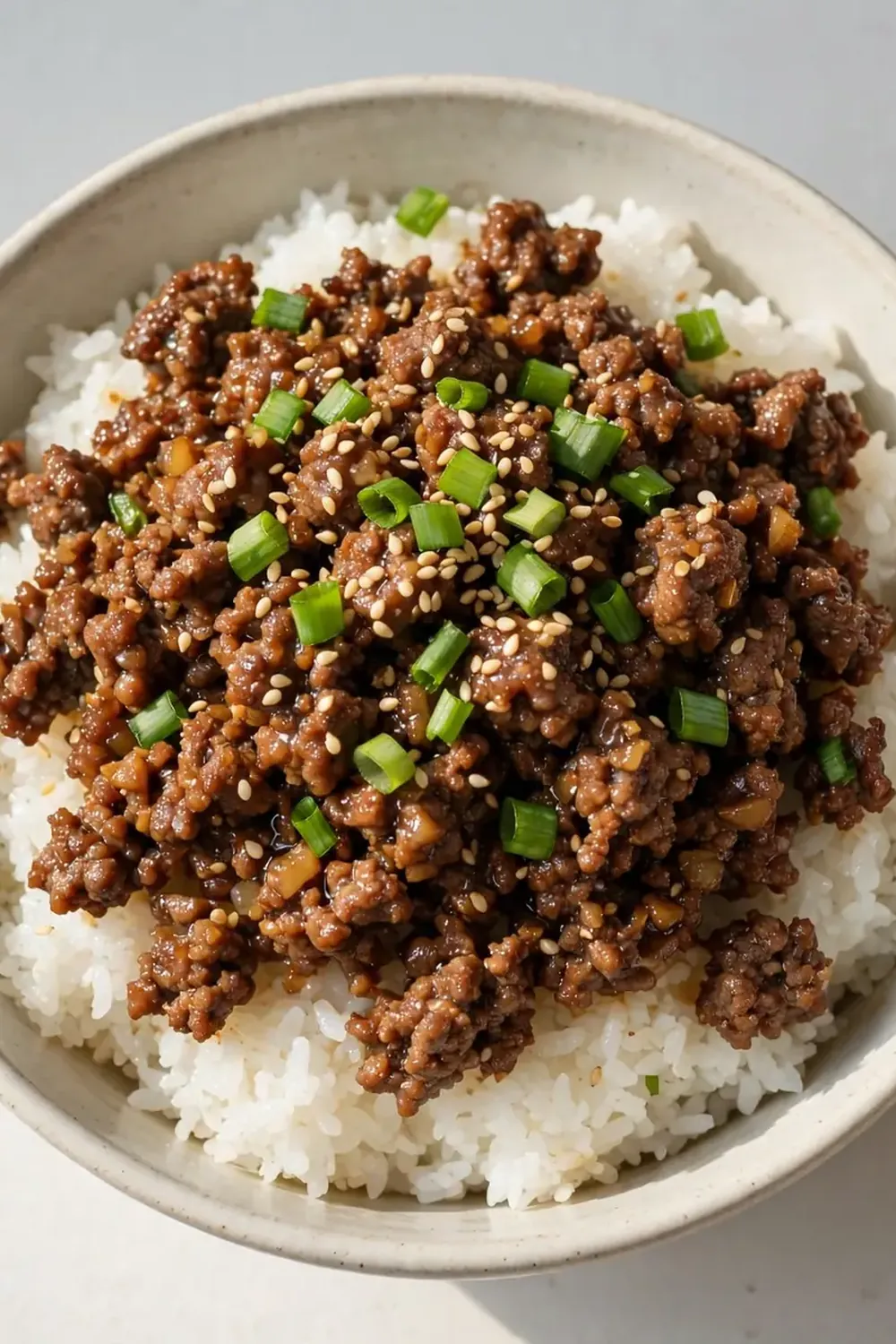 Korean Ground Beef Bowls