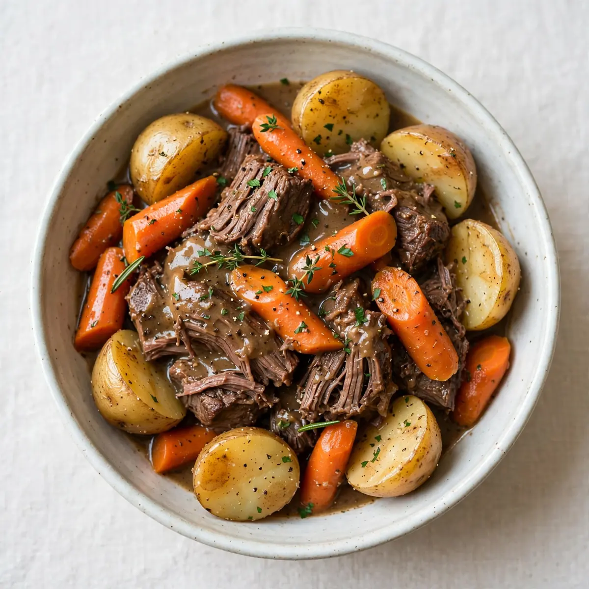 Langsam Gegarter Rinderschmorbraten: Budget-Mahlzeit für die Woche