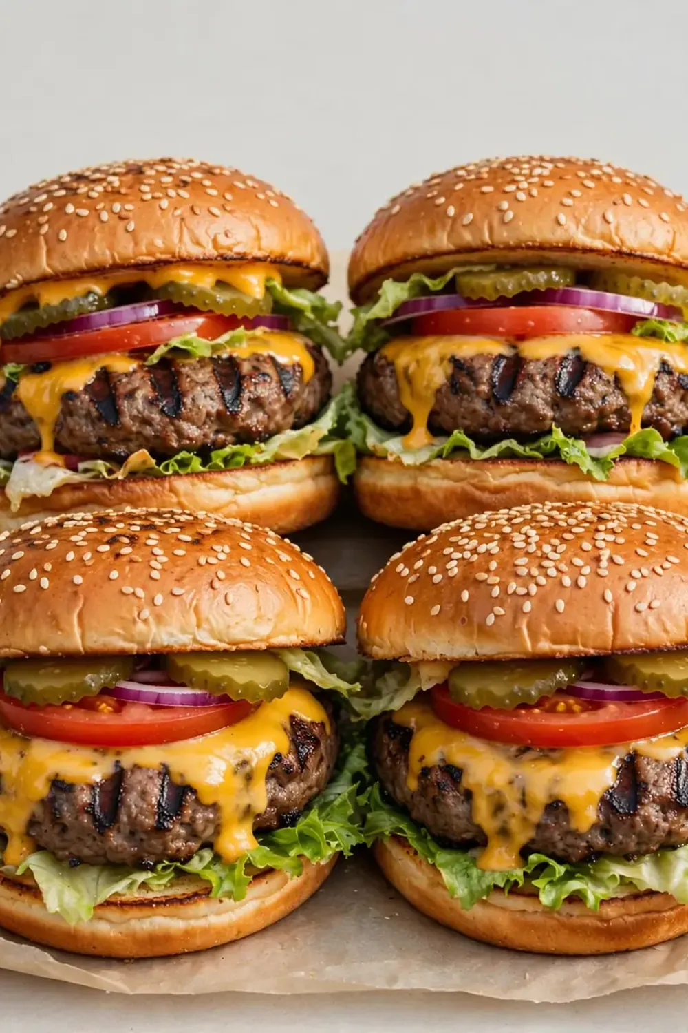 Perfect Grilled Hamburgers (Backyard BBQ)
