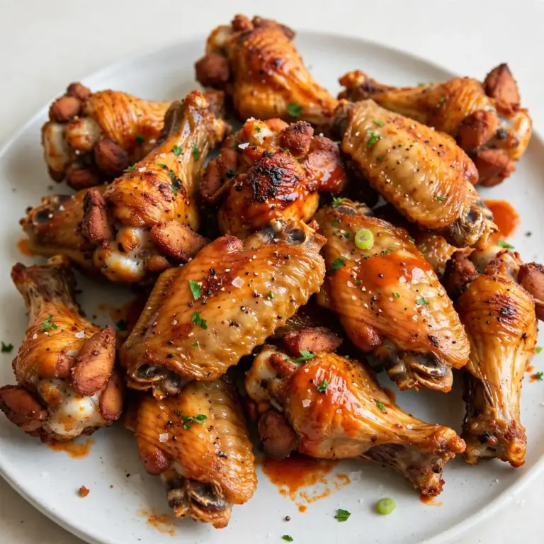 Selbstgemachte Chicken Wings für den Game Day