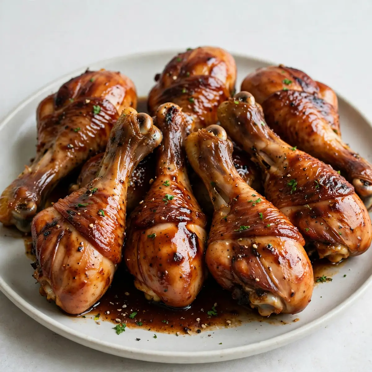 Slow Cooker BBQ Chicken Drumsticks Günstiges Meal Prep für 1€