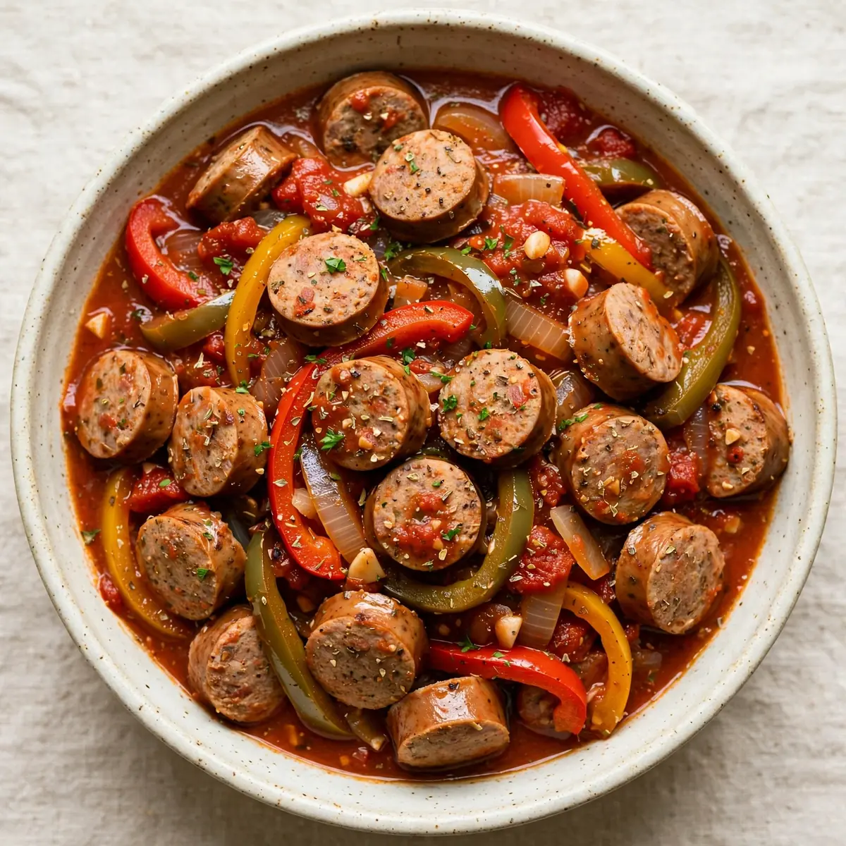 Slow Cooker Budget Bratwurst: 5 Portionen Meal Prep