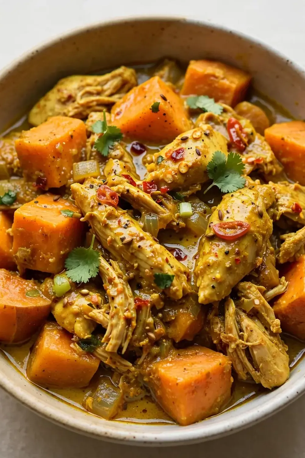Slow Cooker Chicken Curry with Sweet Potatoes