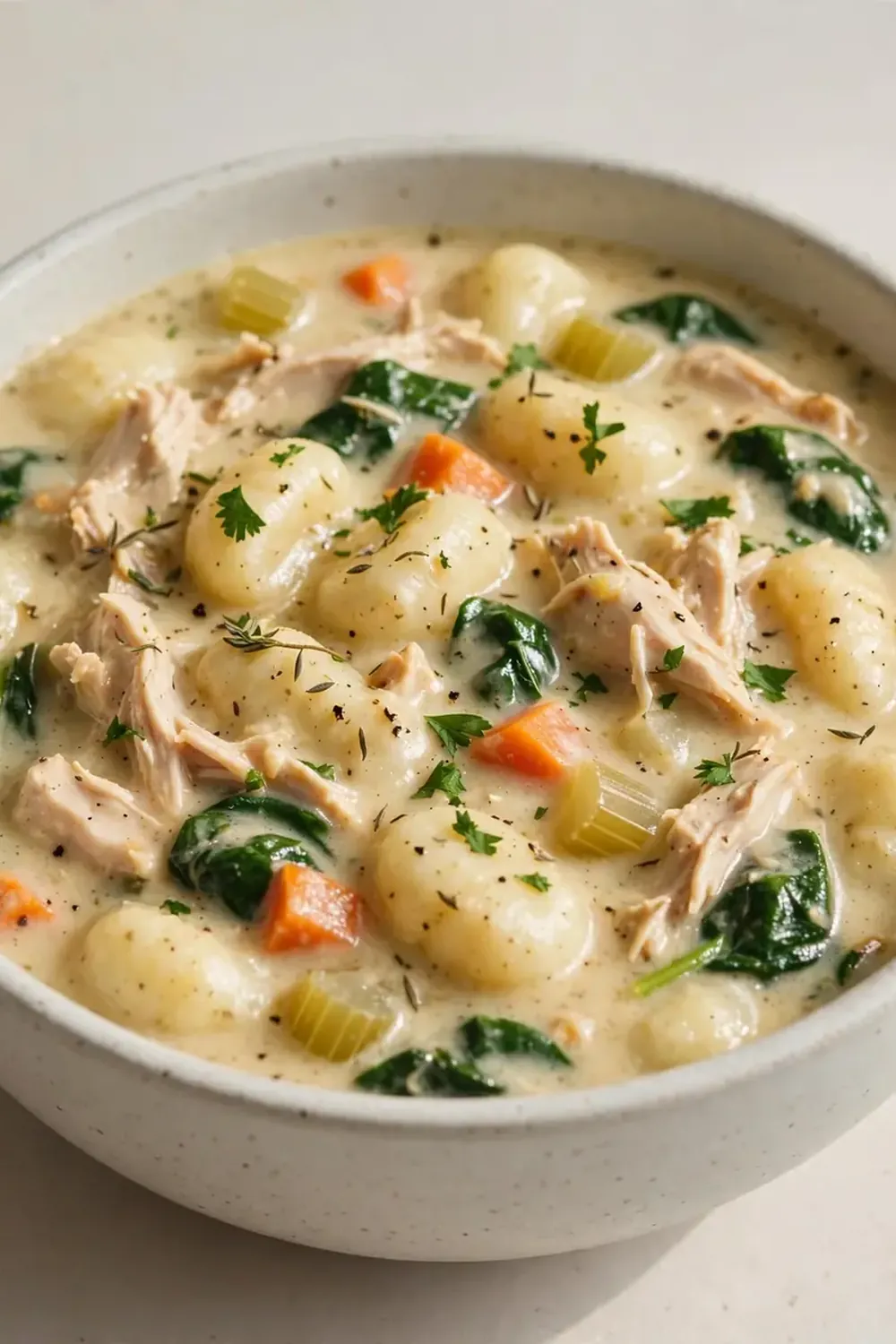 Slow Cooker Chicken Gnocchi Soup