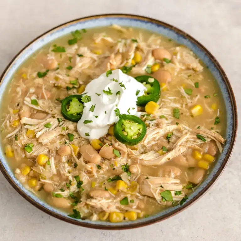 Slow Cooker Hähnchen-Chili Günstig Für Die Wochenvorbereitung