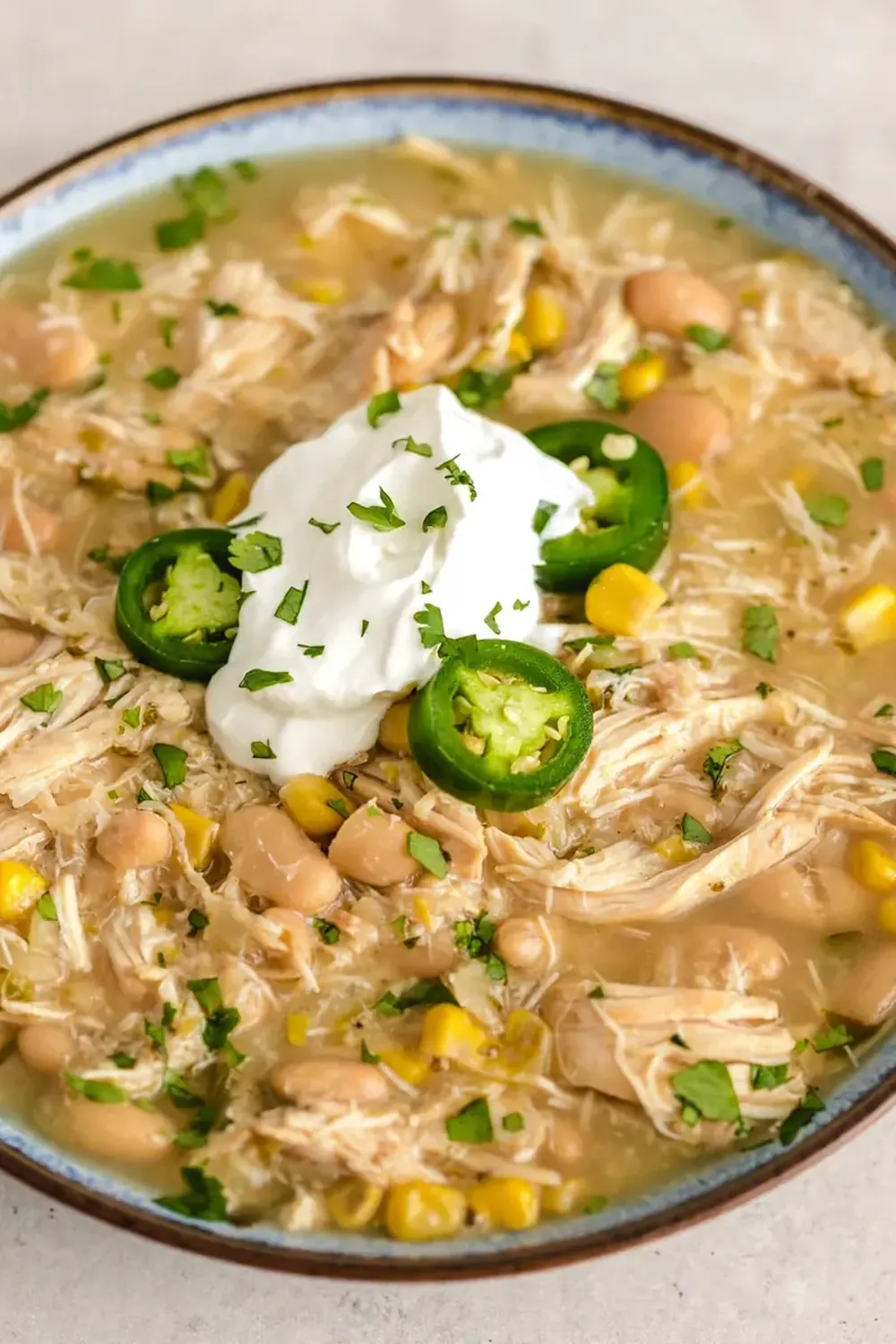 Slow Cooker White Chicken Chili