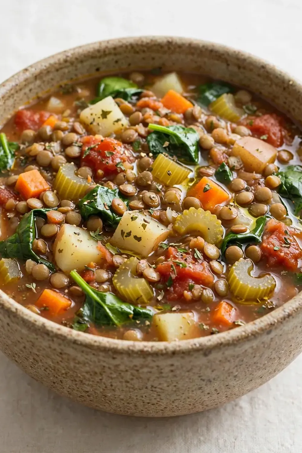 Slow Cooker Lentil and Vegetable Soup