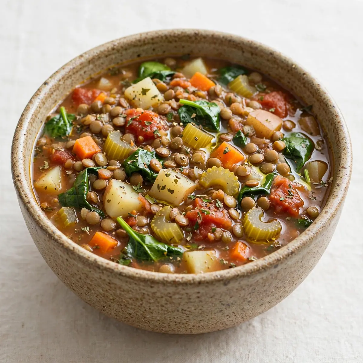 Slow Cooker Linsen-Gemüsesuppe: Budget Meal Prep für 1€ pro Portion