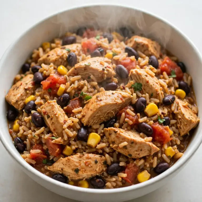 Slow Cooker Southwest Chicken Rice – Günstiges Batch-Kochen