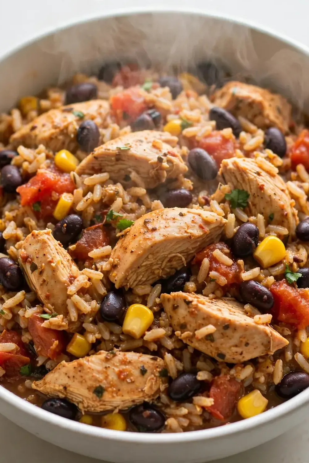 Dump-and-Go Slow Cooker Southwest Chicken and Rice
