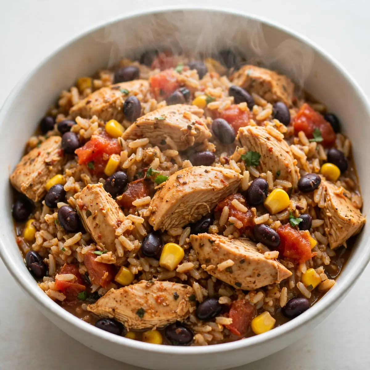 Slow Cooker Southwest Chicken Rice – Günstiges Batch-Kochen