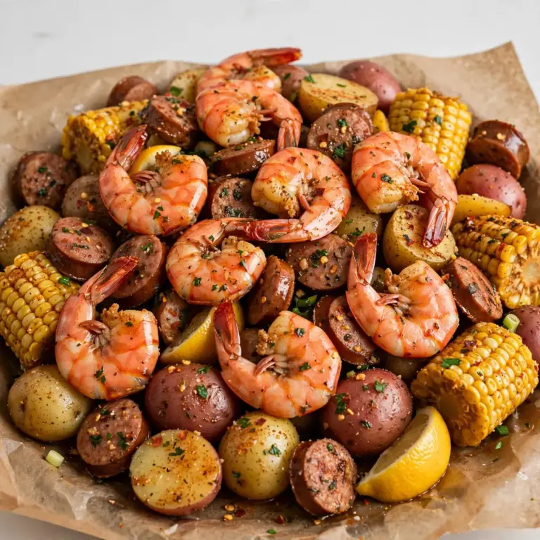 Würziger Cajun-Garnelen-Topf