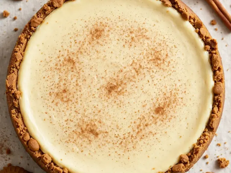 No-Bake Käsekuchen mit Spekulatiusboden